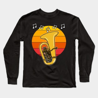 Tuba Summer Festival Tubaist Brass Musician Long Sleeve T-Shirt